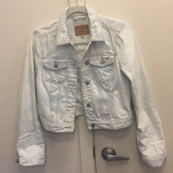 Hollister Jackets & Blazers - Hollister Light Wash Blue Jean Jacket